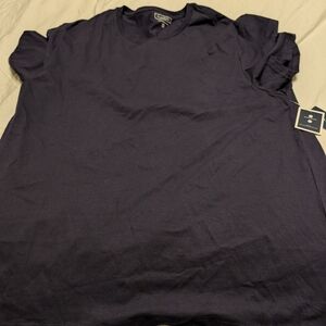 Club Room By Macy's Dark Blue Short Sleeve Tee